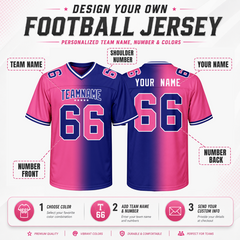 Personalized American Football Jersey Stitched Printed Name Number Logo