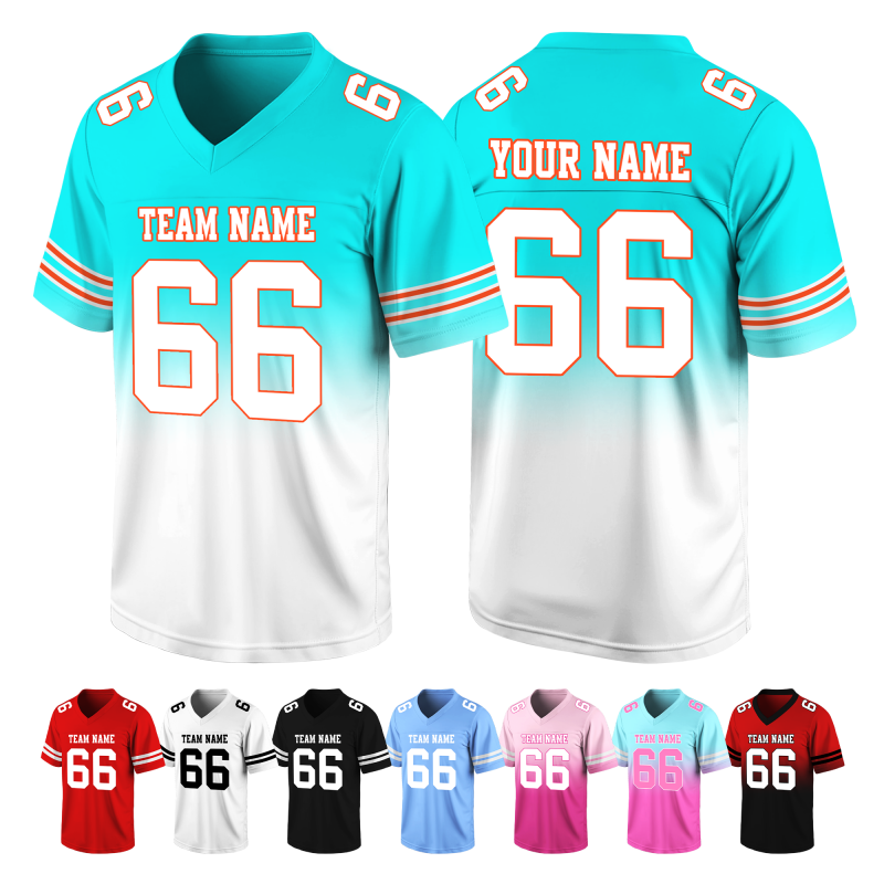 Stitched Printed Personalization Custom Team Football Uniform with Full Custom Design