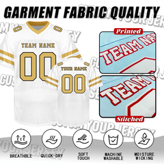Custom Football Uniform Three Stripe for Sports Clubs