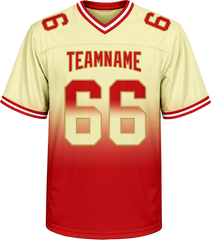 Sleeve Stripe Custom Football Fan Jersey with Custom Lettering