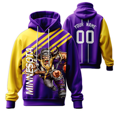 Printed Custom Group Printed Hoodie with Chest Logo for Event Staff