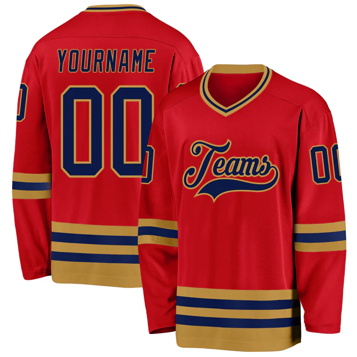 Personalized Hockey Jersey with Personalized Team Logo for Hockey Fans with Player Name Number Team Logo for Game Day and Gifts
