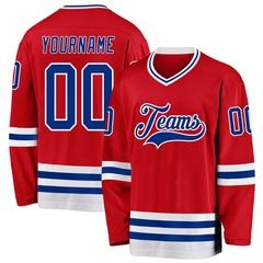 Custom Hockey Uniform Stitched Printed for Fan Club Outfit with Stitched Printed Name Number Team Logo for Men Women Youth Kids