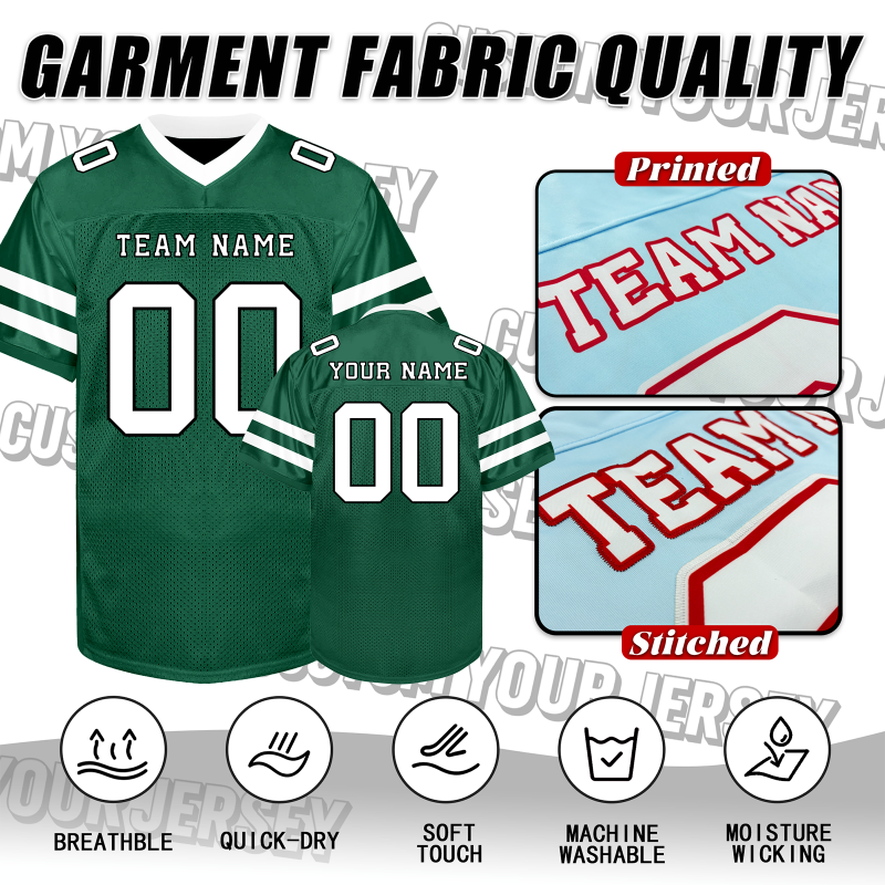 Personalized Football Team Jersey Fan Style Team Jersey