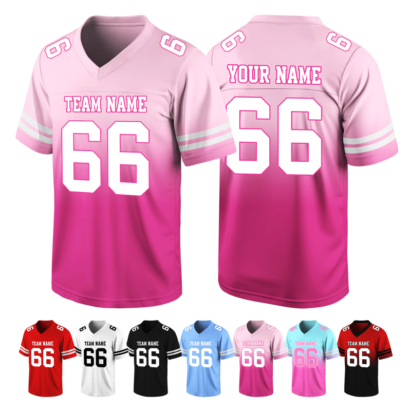 Stitched Printed Team Logo Custom Football Team Jersey for Pep Rally Outfit