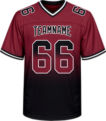 Custom Football Fan Jersey Stitched Printed Name Number Logo