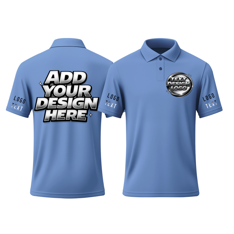 Office Custom Business Printed Polo Shirt Printed Design for Business Team Uniforms