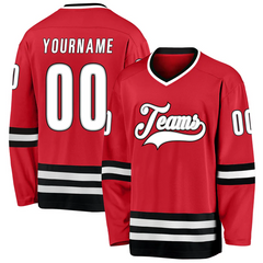 Custom Hockey Jersey with Full Custom Design with Stitched Printed Team Customization for Teams Players Fans Men Women Youth Kids