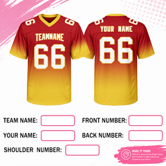 Stitched Printed Custom Design Custom Football Game Jersey with Custom Patch Logo