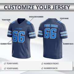 Stitched Printed Custom Design Personalized Football Jersey