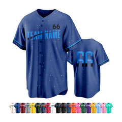 Custom Baseball Jersey Sporty Embroidered Team Logo