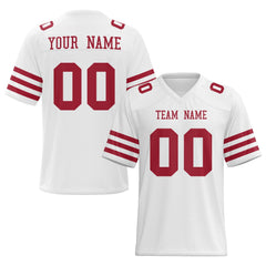 Stitched Printed Name Number Logo Personalized Football Jersey