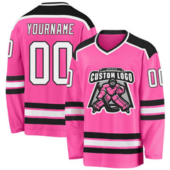 Long Sleeve Custom Hockey Practice Jersey Stitched Printed Hockey Design with Stitched Printed Name Number Team Logo for Men Women Youth Kids