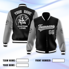 Custom Staff Jacket for Family Matching Outfit with Printed and Embroidered Logo Name Text