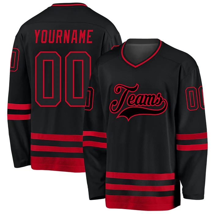 Custom Hockey Jersey Stitched Printed Name Number Logo for Player Gift with Stitched Printed Name Number Team Logo for Men Women Youth Kids