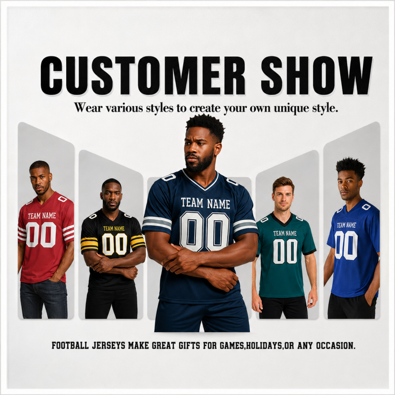 Stitched Printed Name Number Custom Football Jersey for Mothers Day Gift