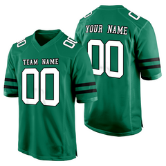 Custom Football Fan Jersey with Custom Patch Logo with Stitched Printed Team