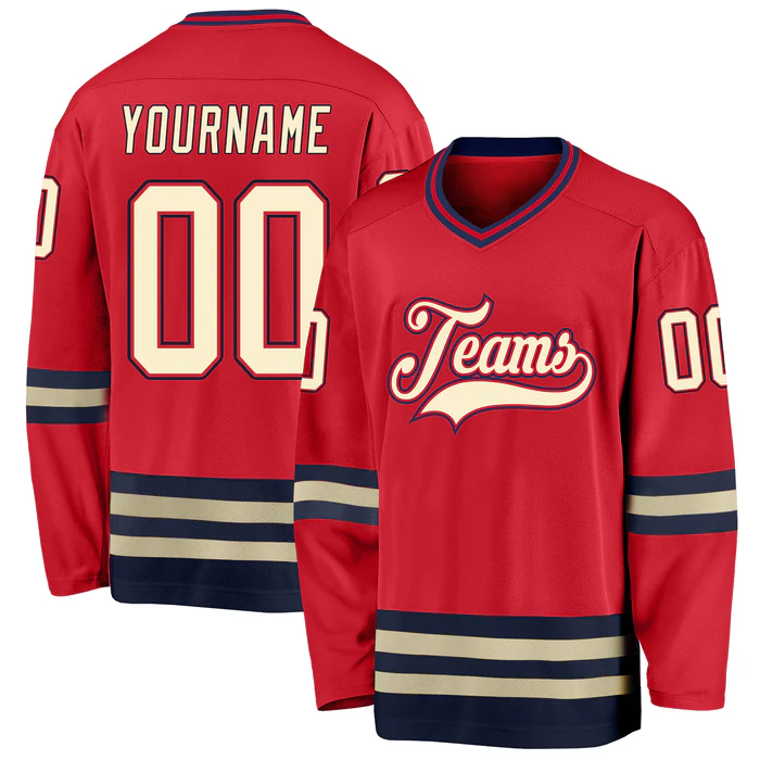 Custom Hockey Jersey for Event Groups and Game Day Shirt with Custom Name Number Team Logo for Men Women Youth Kids