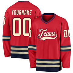 Custom Hockey Jersey for Event Groups and Game Day Shirt with Custom Name Number Team Logo for Men Women Youth Kids