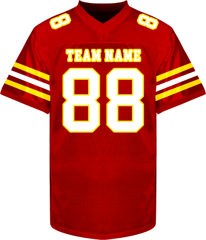 Fan Style Custom Football Game Jersey Stitched Printed Name Number Logo