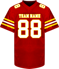 Fan Style Custom Football Game Jersey Stitched Printed Name Number Logo