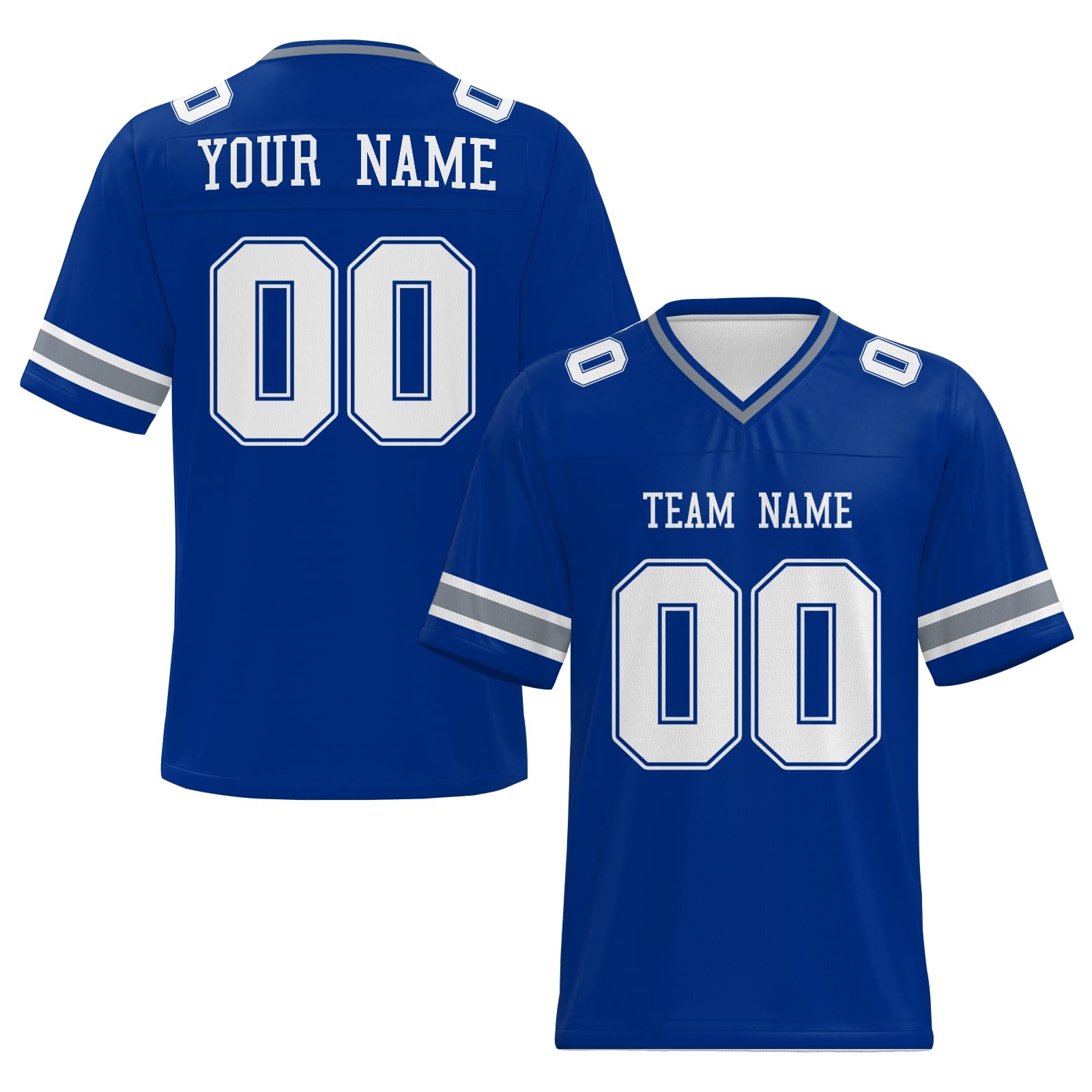 Personalized Team Football Jersey Stitched Printed Name Number Logo for Alumni Groups