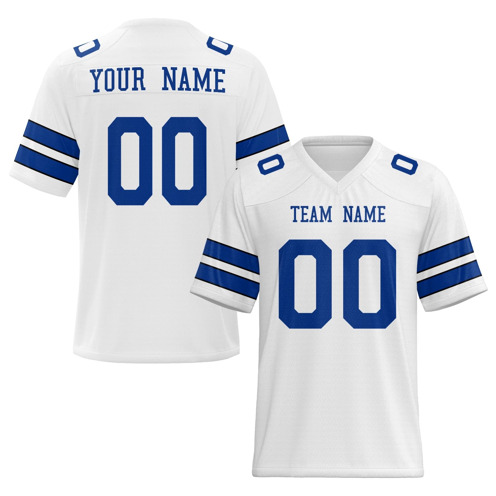 Personalized Team Football Jersey Stitched Printed Name Number Logo for Alumni Groups