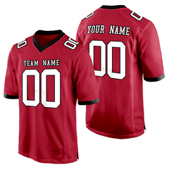 Custom Football Fan Jersey V Neck for Kids Teams