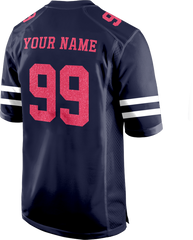 Custom Football Uniform with Front Team Name and Back Number Game Day Shirt
