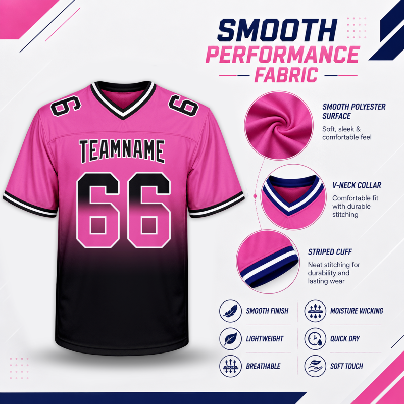 Custom Team Football Uniform Stitched Printed Personalization for Cheerleaders