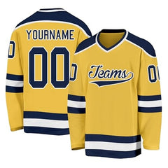 Custom Hockey Fan Jersey for Training Shirt with Personalized Team Name Logo Number for Adults and Kids