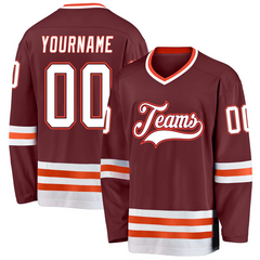 Custom Hockey Jersey with Custom Lettering Game Day Shirt with Personalized Name Number Logo for Teams Players and Fans