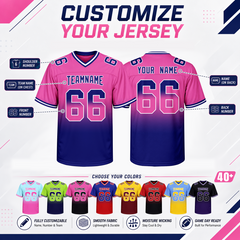 Custom Team Football Uniform for Graduation Gift