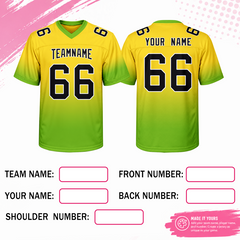 Custom Football Jersey Stitched Printed