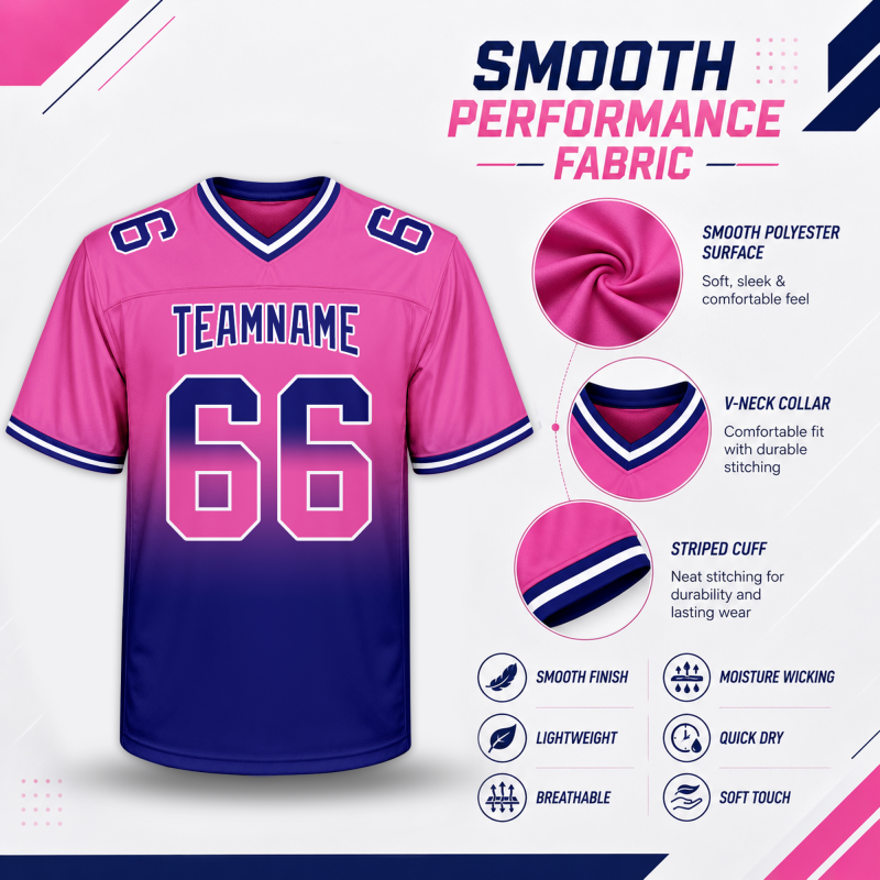 Custom Team Football Uniform for Graduation Gift