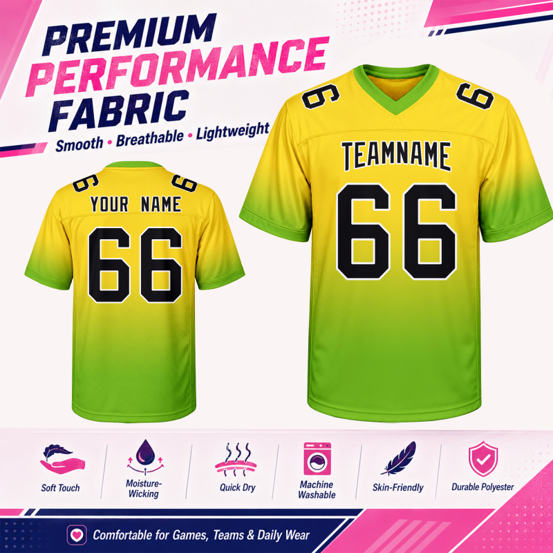 Custom Football Jersey Stitched Printed