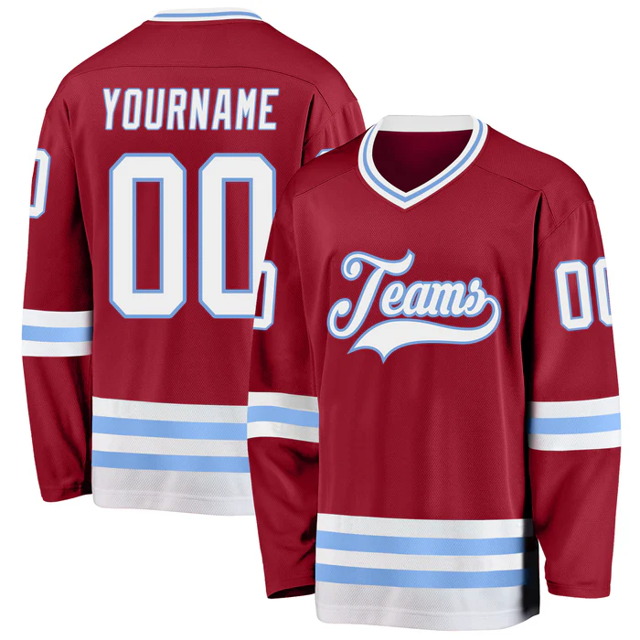 Stitched Printed Custom Youth Hockey Jersey for Team Game Wear with Stitched Printed Name Number Team Logo for Men Women Youth Kids