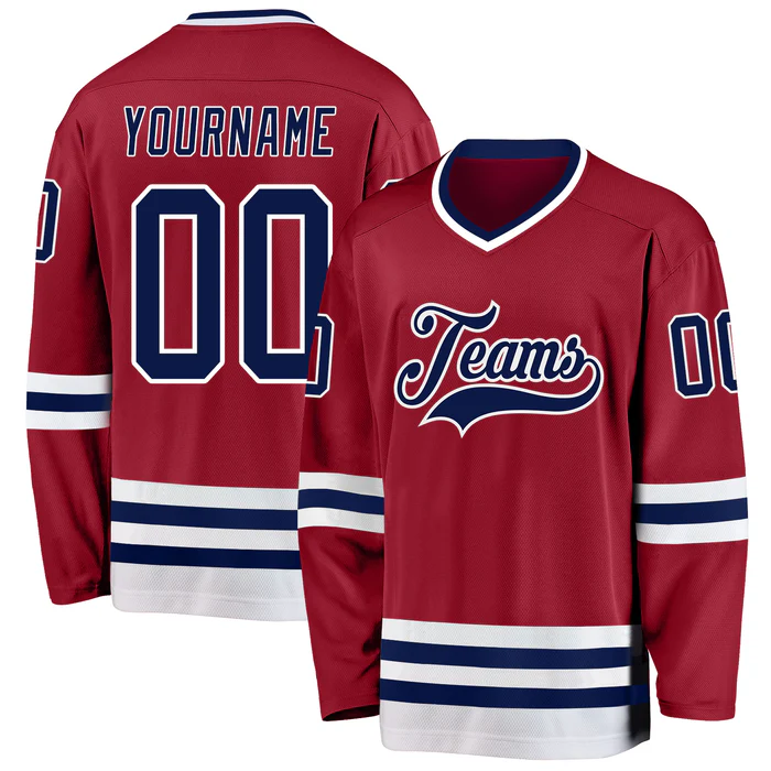 Custom Hockey Practice Jersey Training Style Stitched Printed Name Number with Stitched Printed Name Number Team Logo for Men Women Youth Kids