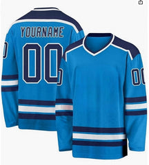 Stitched Printed Team Customization Custom Hockey Game Jersey with Stitched Printed Team Logo Name Number for Hockey Clubs