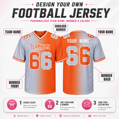 Custom Youth Football Jersey with Personalized Name Number Football Gift