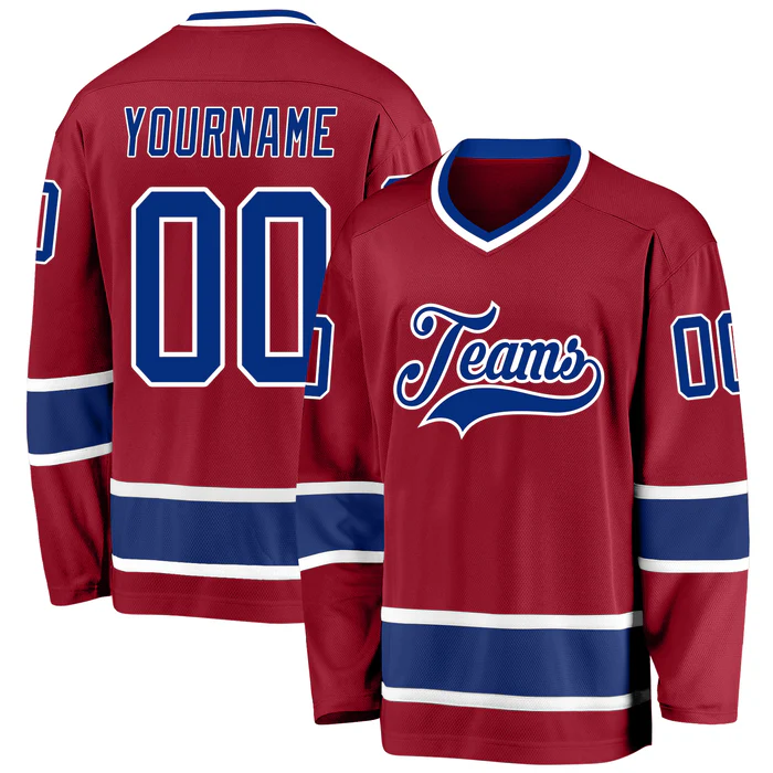 Hockey Club Style Custom Hockey Fan Shirt Stitched Printed Team Logo with Stitched Printed Name Number Team Logo for Men Women Youth Kids