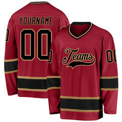 Game Day Custom Ice Hockey Team Jersey Stitched Printed with Stitched Printed Name Number Team Logo for Men Women Youth Kids