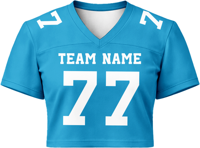 Custom Football Team Uniform with Custom Lettering with Stitched Printed Personalization