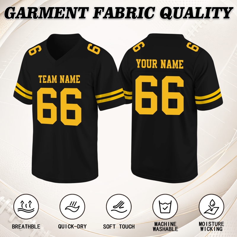 Stitched Printed Personalization Custom Game Day Football Jersey for Fathers Day Gift