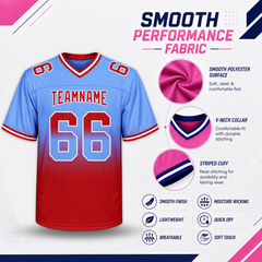 Custom Football Game Jersey Stitched Printed Team Logo for Adults and Kids