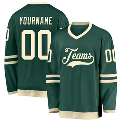 Custom Hockey Uniform for Youth Kids Preschool and Winter Sports Party with Player Name Number Team Logo for Game Day and Gifts