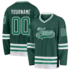 Personalized Hockey Team Jersey for Hockey Families and Homecoming Event with Stitched Printed Team Logo Name Number for Hockey Clubs