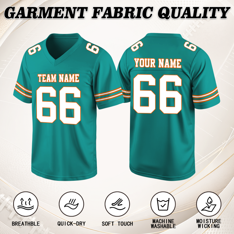 Personalized American Football Jersey with Personalized Team Logo Fan Gift