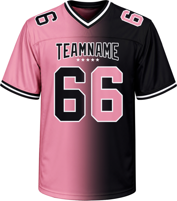 Custom Football Team Jersey with Sleeve Number Fan Gift