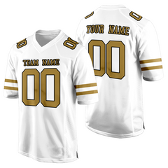 Personalized American Football Jersey Striped Stitched Printed Personalization